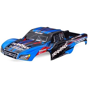 Traxxas Каросерия Traxxas Slash 2WD синя (безщипкова)