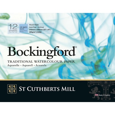St Cuthberts Mill Bockingford C. P. Скицник 12 31 x 23 cm 300 g White (T47130001011C)