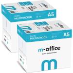 OFITURIA A5 Paper 80g 8 Pack of 500 Sheets Multifunction Paper for Inkjet and Laser Printers A5 Sheets 148 x 210mm Ideal for Office and Home m-office (5000 Sheets) - COM0593 (COM0593)
