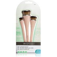 EcoTools 360° Ultimate Blend štětec na make-up + štětec na bronzer 1 ks + štětec na rozjasňovač a kamufláž 1 ks 1 ks
