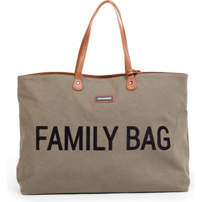 Childhome Cestovní taška Family Bag Canvas Khaki 55x40x18 cm