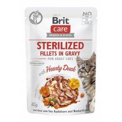 Brit Care Cat Sterilized Fillets in Gravy Hearty Duck 85 g