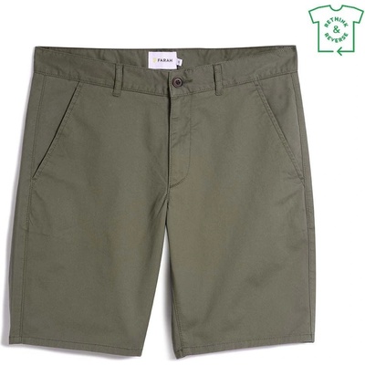 Farah Къси панталони Farah Hawk Chino Shorts - Vintage Green