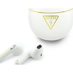 CG Mobile Guess Gold Line Triangle TWS white (GUTWSA15HETH) Слушалки
