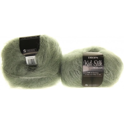Drops Kid-Silk 34 zelená šalvěj