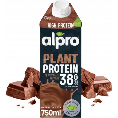 Alpro High Protein Sójový Nápoj s čokoládovou příchutí 750 ml – Sleviste.cz