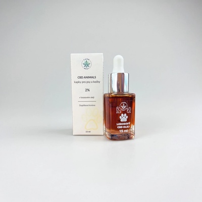 Cannrest animals 2% CBD Lososový olej 15 ml