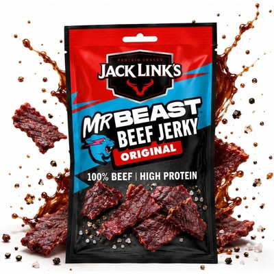 Jack Link's sušené hovädzie mäso klasické 25 g