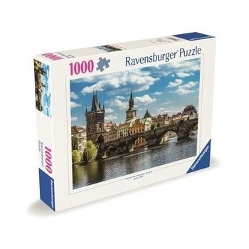 Ravensburger Praha: Pohled na Karlův most 1000 dílků