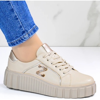 Ежедневни дамски обувки A18091-3 Beige