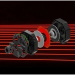 Thrustmaster Thrustmaster T598 гейминг волан с педали, PlayStation 4, PlayStation 5, черен/червен (480815)