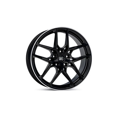 1000 MIGLIA MM1004 8x18 5x114.3 ET45 gloss black lip polished