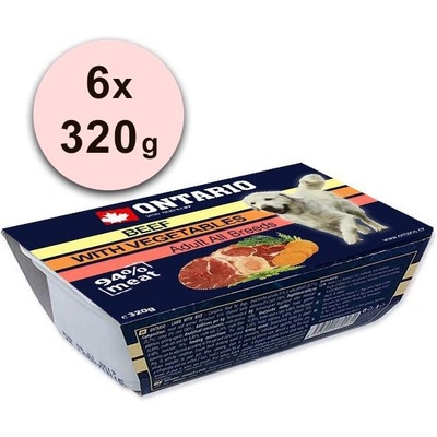 ONTARIO купа Говеждо с зеленчуци - 6 x 320г