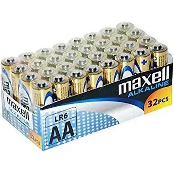 Maxell Алкални батерии MAXELL LR6 1, 5V AA 32 бр. pack (ML-BA-LR6-32PK)