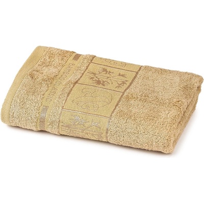 4Home Uterák Bamboo Premium béžová, 50 x 100 cm