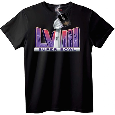 NOONEBRAND Тениска Super Bowl LVII - L, Black