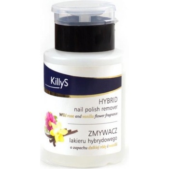 KillyS Hybrid Nail Polish Remover - Лакочистител за гел лак с аромат на дива роза и ванилия 150мл