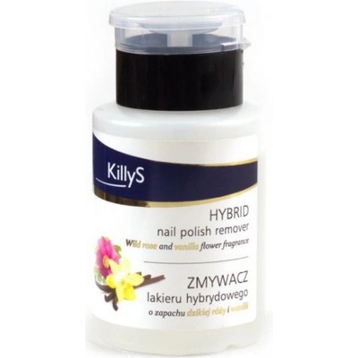 KillyS Hybrid Nail Polish Remover - Лакочистител за гел лак с аромат на дива роза и ванилия 150мл