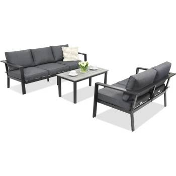 Garden Point Алуминиева градинска мебел Sydney Coffee Comfort 5 Garden Point антрацит (GAP315-COF5)