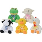 Nicotoy Плюшени играчки Nicotoy - Животни със звук, 15 cm, асортимент (6305841029) - baby