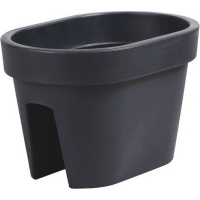 Prosperplast Květináč na zábradlí LOFLY RAILING fuchsie 39,6 cm