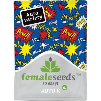 Female Seeds Ak AUTO semienka neobsahujú THC 4 ks