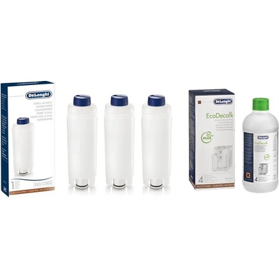 DeLonghi Sada DLS C002 3 ks + EcoDecalk 500 ml