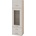 ИРИМ Колона над плот с витрина хоризонтална врата и две чекмеджета Сити МС-101 мока / сатен 40 см