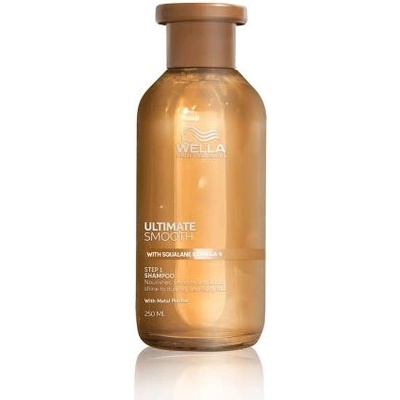 Wella Ultimate Smooth Shampoo 250 ml интензивно подхранващ шампоан за блясък и мекота на косата за жени