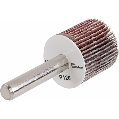 LEVIOR kotúč lamelový 20x20x6mm hr.120 na stopke