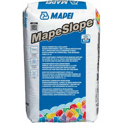 MAPEI Mapeslope spádová cementová malta na opravu a vyspádování střech 25 kg