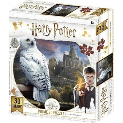 PRIME 3D Harry Potter: Hedvika 3D 500 dílků