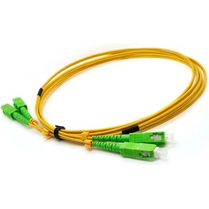 AFL Hyperscale SC/APC - SC/APC дуплексна пач корда, 9-125, жълта, 5 метра (SCASCA09DYE5)