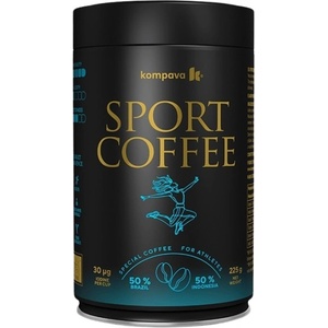 Kompava Sport Coffee | Arabica & Robusta + Minerals & Iodine [225 грама] Натурален