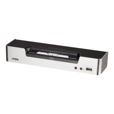 ATEN cs1642a kvm превключвател Монтаж в сървърен шкаф Черен, Сребърен (cs1642a)