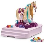 Schleich rotating horse grooming station Sofia horse figurine akc ZA6003