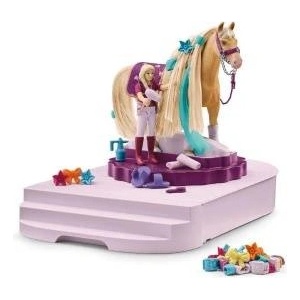 Schleich rotating horse grooming station Sofia horse figurine akc ZA6003