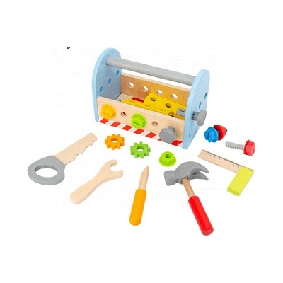 ZIZITO Дървена играчка - кутия с инструменти, малка
