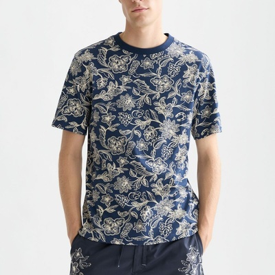 Scotch & Soda Tričko s květinovým vzorem