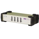 Aten CS-84U-AT 4-Port PS/2-USB KVM Switch, 4x Custom KVM Cable Sets, Non-powered