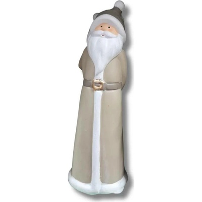 Dekorace Santa ker. šedý
