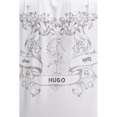 HUGO Памучна тениска HUGO Duarms (50542817)