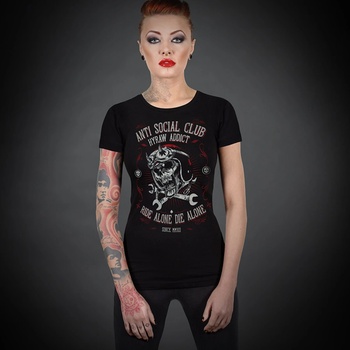 Image 1 of HYRAW дамска тениска hyraw - anti-social club - su23-w02