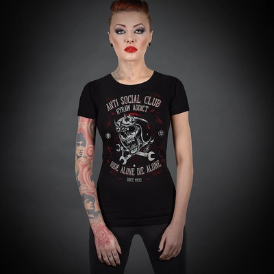 HYRAW дамска тениска hyraw - anti-social club - su23-w02
