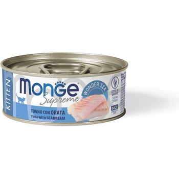 MONGE SUPREME KITTEN tuniak a pražma 80 g