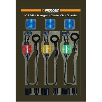 Prologic K1 Mini Hanger Chain Set 3 Rod Červená-Modrá-Zelená-Žltá