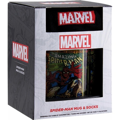 PALADONE Spiderman - dárkový set - hrnek + ponožky (WMLPP9154MCEPE)