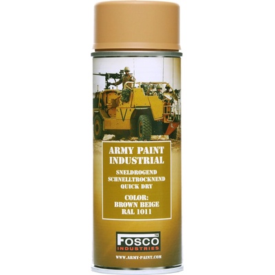 FOSCO Barva ARMY ve spreji 400 ml BROWN BEIGE
