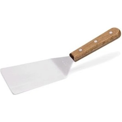 Obracečka pokrmů 27 cm nerezová s dřevěnou rukojetí 12 x 8,5 cm 100014906