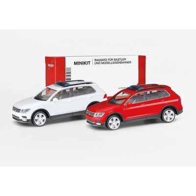 Herpa Sada 2ks Volkswagen Tiguan minikit stavebnice 1:87